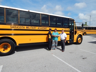Sarasota Military Academy Receives New Buses