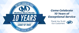 Matthews Buses Florida Turns 10!